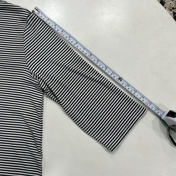 Theory Lowell Square Striped Tee MSRP $200 SZ L - Picture 7 of 7